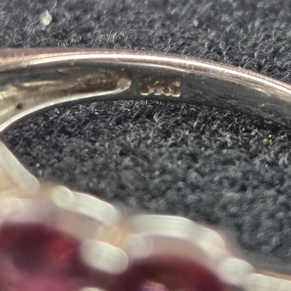 14k Gold Tourmaline and Diamond Ring Sz 7 - Picture 4 of 7